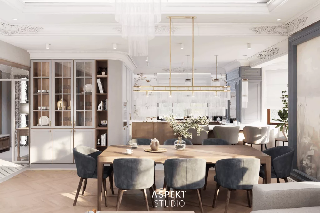 Aranżacja wnętrz domu jednorodzinnego