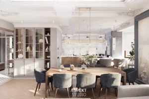 Aranżacja wnętrz domu jednorodzinnego