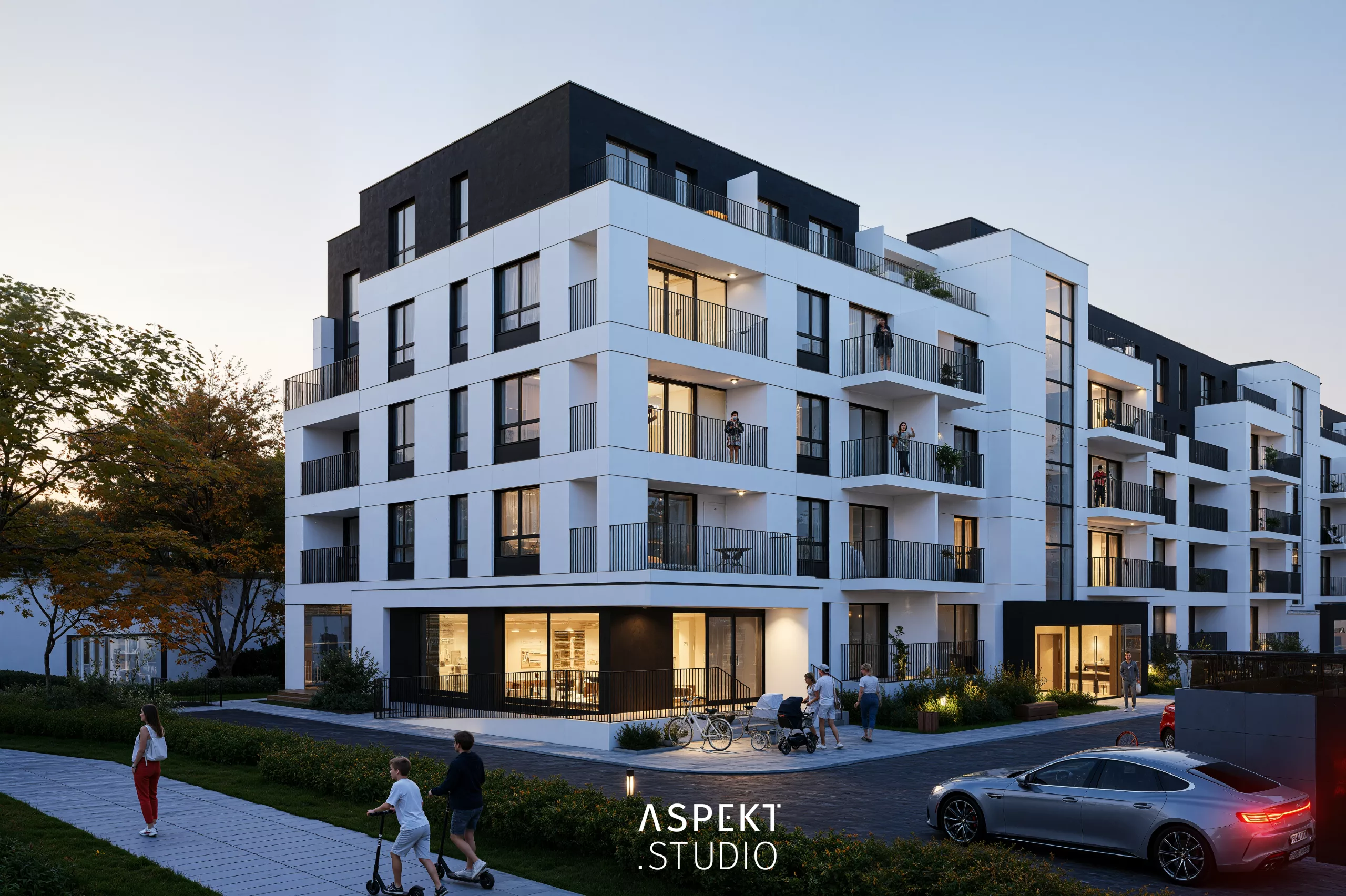 Wizualizacja budynku wielorodzinnego w Słupsku